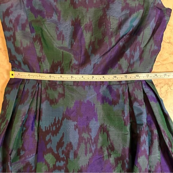 RED VALENTINO Raw Silk Midi Dress Small - Picture 10 of 16